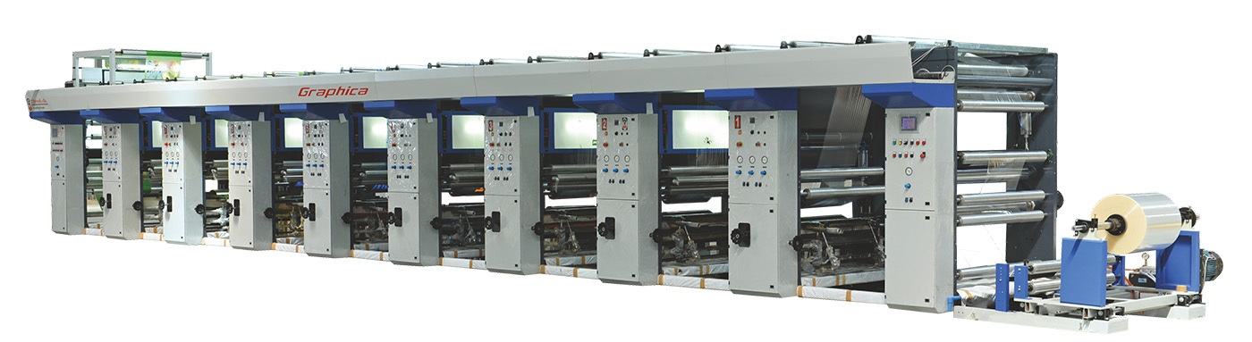 Standard rotogravure printing machine